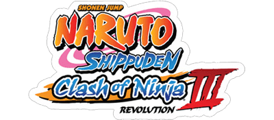 Naruto: Clash of Ninja Revolution title screen for Wii